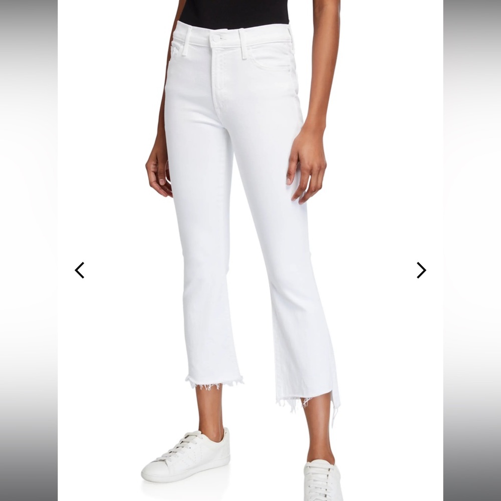 Mother Insider Crop White Denim | Size 27
